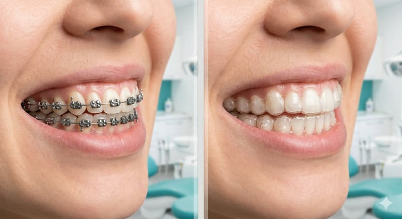 Alt ve üst diş teli tedavisi karşılaştırması
