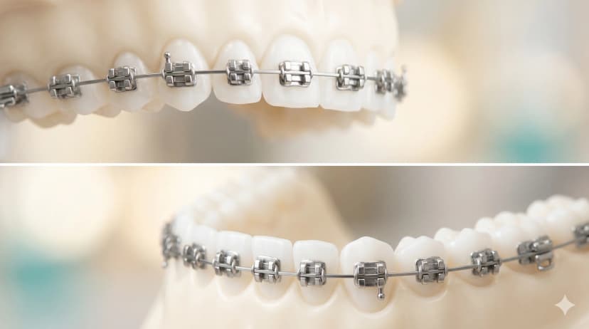 Alt ve üst çeneye takılan diş teli tedavisi — Maltepe Derya Klinik