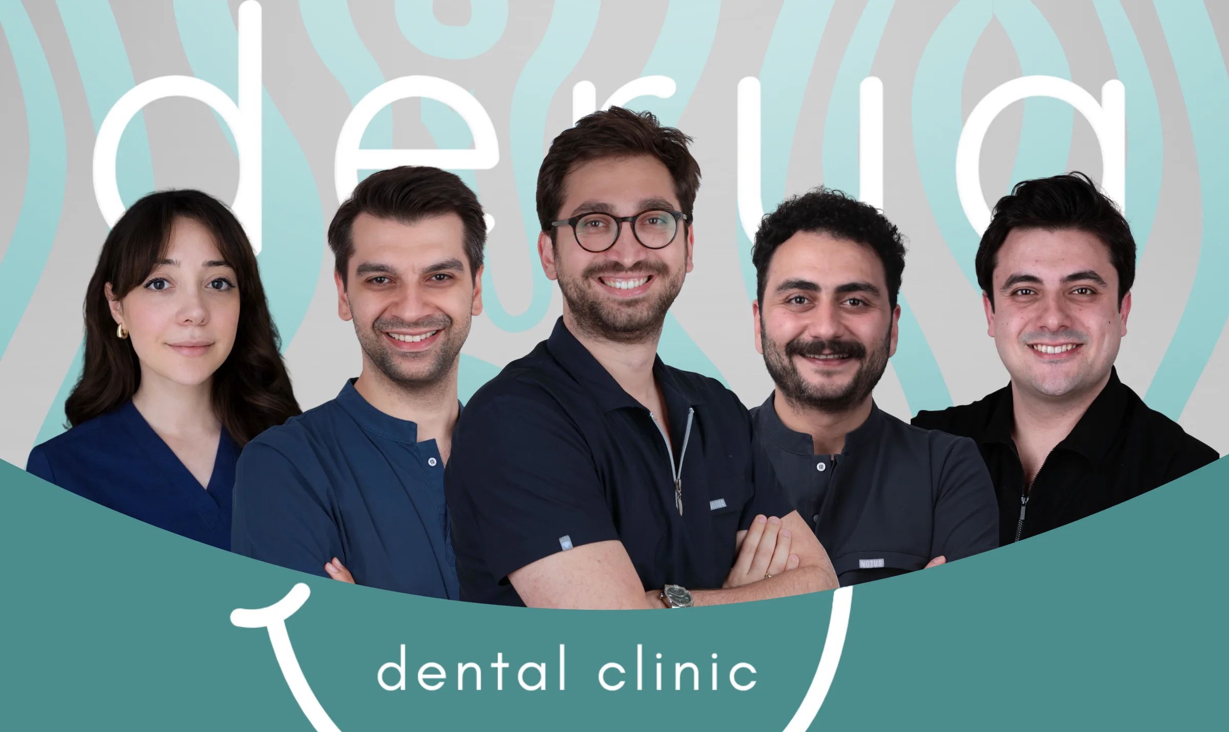 Derya Dental Clinic team — Dr. Aykut Gürel and the dental team, Maltepe Istanbul