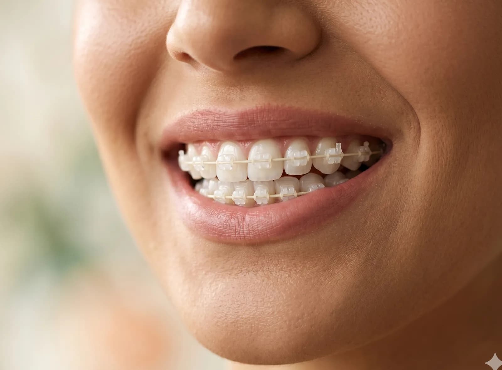 Ceramic braces orthodontic treatment — Derya Dental Clinic